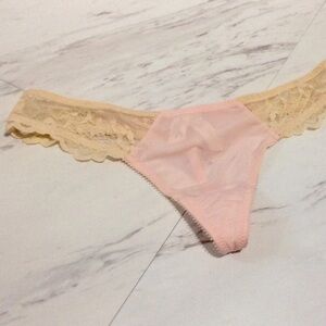 Underella Ella Moss Mimi Powder Pink Thong NWT
